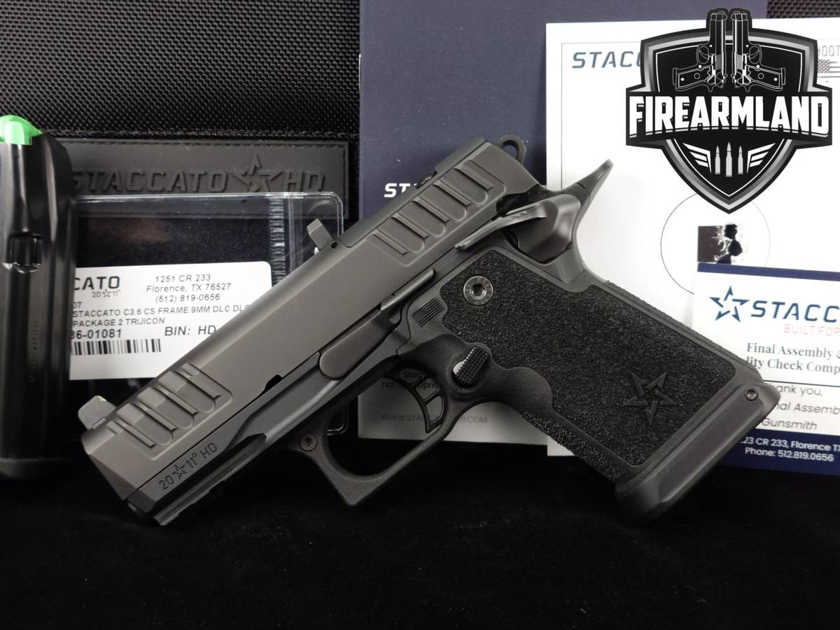 Staccato STI HD C3.6 Optics-Ready 9mm 3.6" 2011-1911+3 MAGS & ORIG CASE