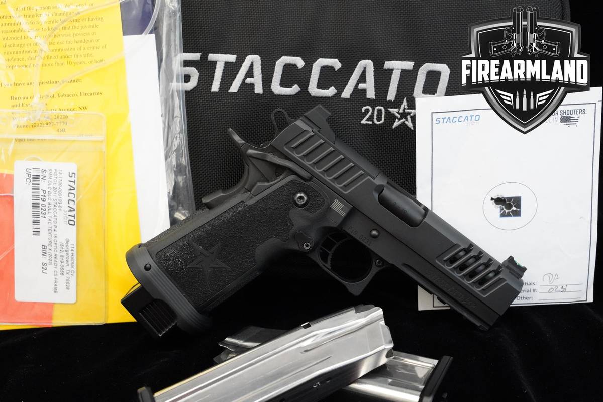 LIMITED Staccato 2011 P Heritage 4.15 Limited Edition Steel Frame 9mm 3MAGS