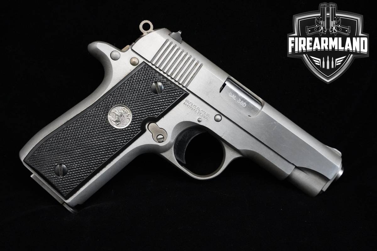 1995 Colt Government Model 380 Mk IV Series' 80 Stainless 380 ACP 1911 Colt