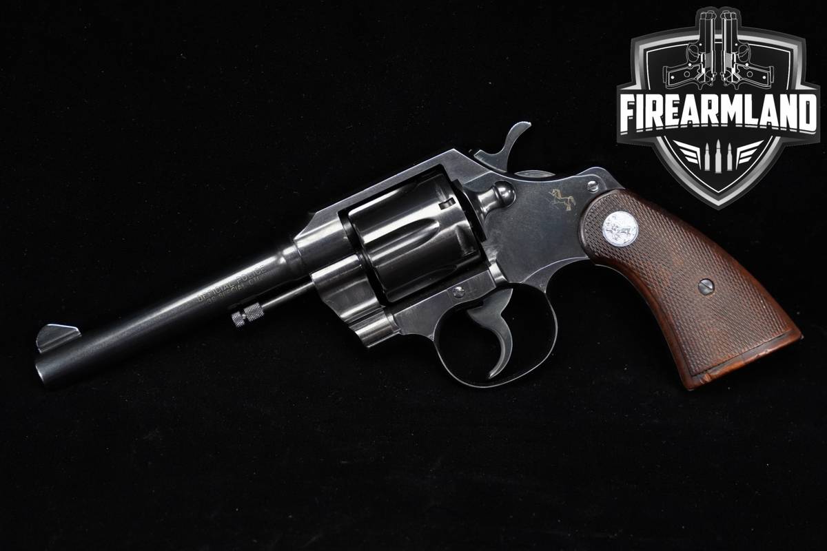 1958 Colt Official Police 38-Special 5" Blued DA/SA