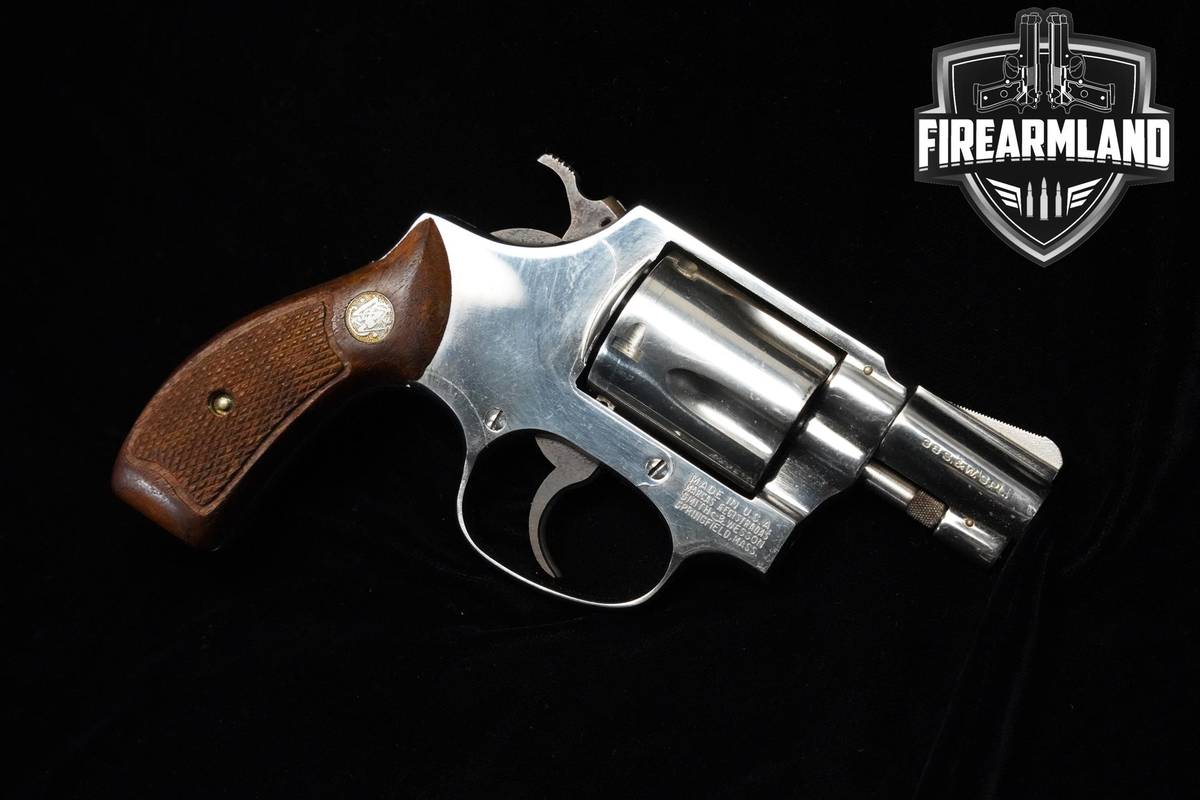 1962-1969 Smith & Wesson S&W Model 36 Chiefs Special 38 Spl Nickel S&W 36