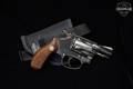 1962-1969 Smith & Wesson (S&W) Model 36 Chiefs Special .38 Spl. Nickel Plated in Good Condition Image 2