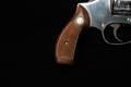 1962-1969 Smith & Wesson (S&W) Model 36 Chiefs Special .38 Spl. Nickel Plated in Good Condition Image 3
