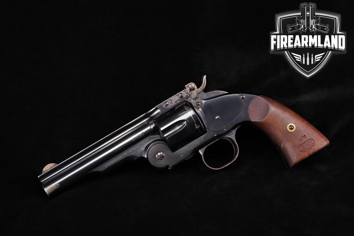WILD-WEST Uberti-Taylor No. 3 Schofield 2nd Model 45-Colt 5" Blued