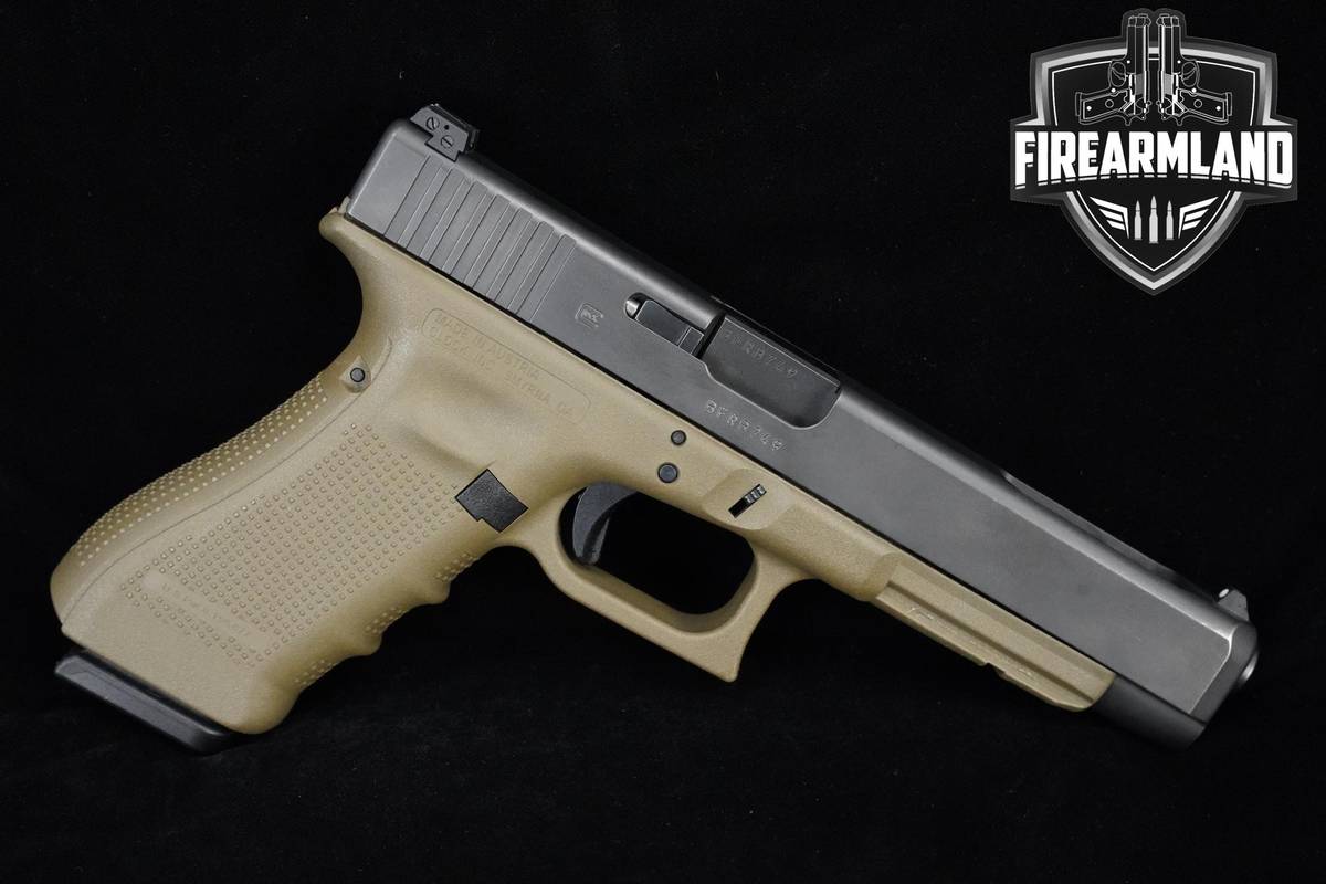 Glock 34 Gen4 9mm Black/OD Green Glock-34 Gen-4 G34 G-34-Gen4 +ORIG BOX