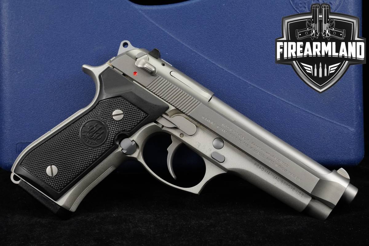 Beretta 92FS Inox 9mm 4.9" Stainless 92-FS Duty & Defense +ORIG CASE