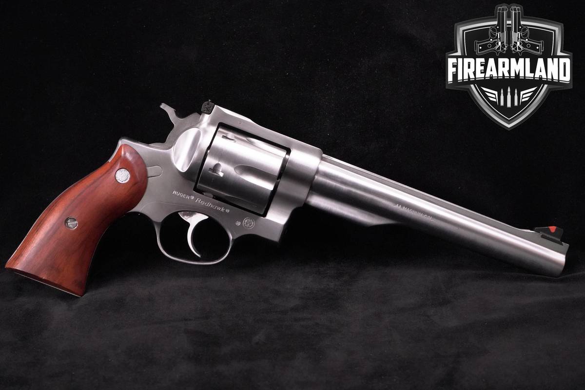 HAND-CANNON 1982 Ruger Redhawk 44-Magnum 7.5" Stainless Ruger-Redhawk