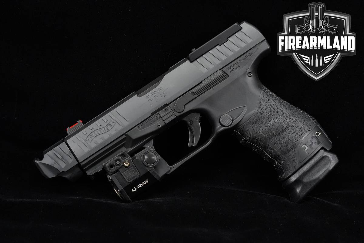 COMPENSATED Walther PPQ M2 Q4 TAC 9mm 4.6" Match Pistol +2 MAGS & HOLSTER