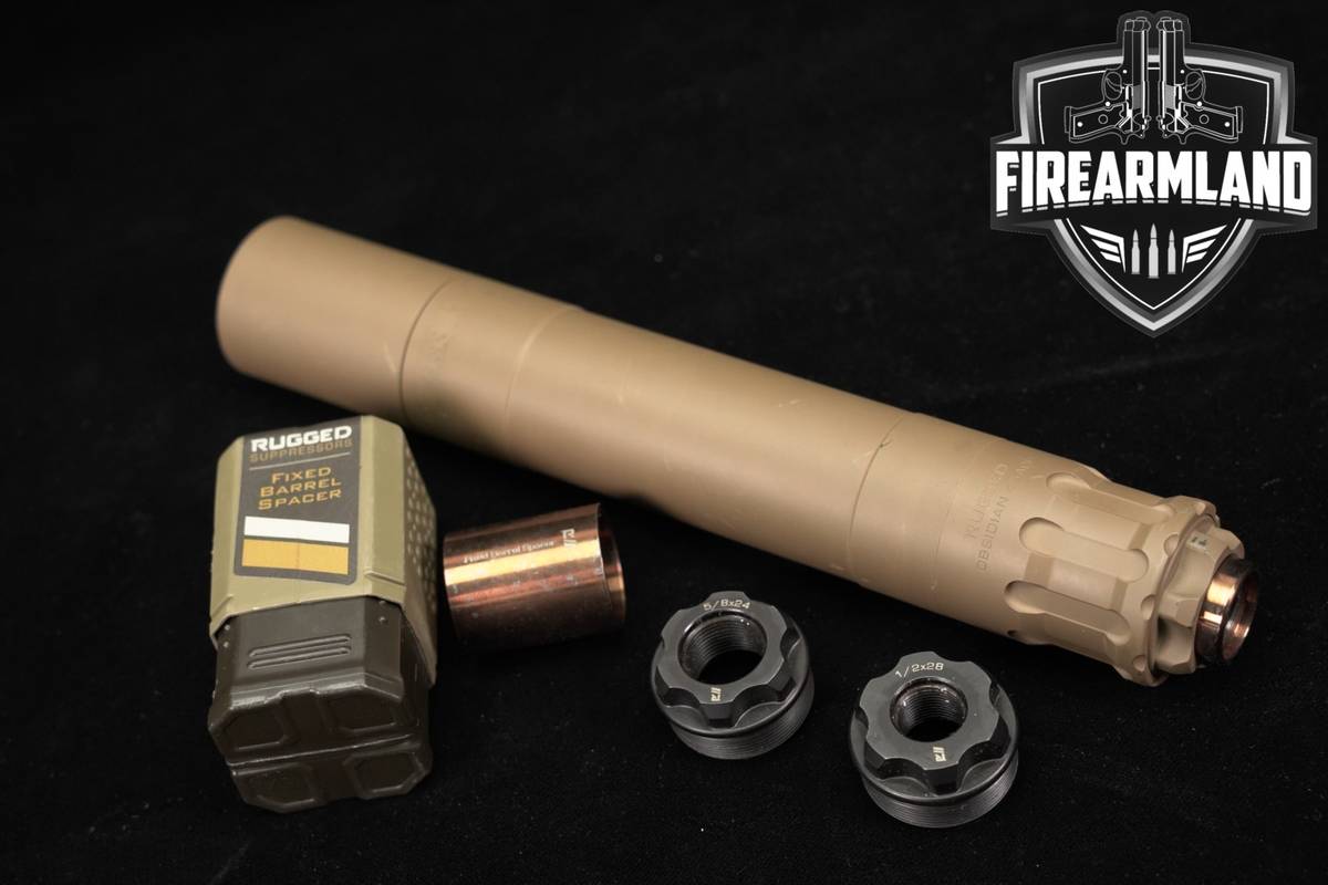 Rugged Suppressors Obsidian 45 ACP Suppressor OBS45