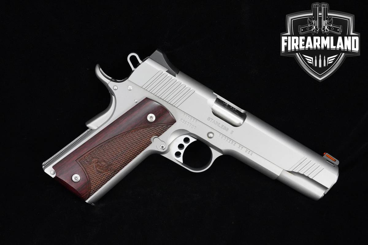 Kimber Stainless II 45 ACP 5" 1911 Silver Kimber-Stainless-II +ORIG CASE