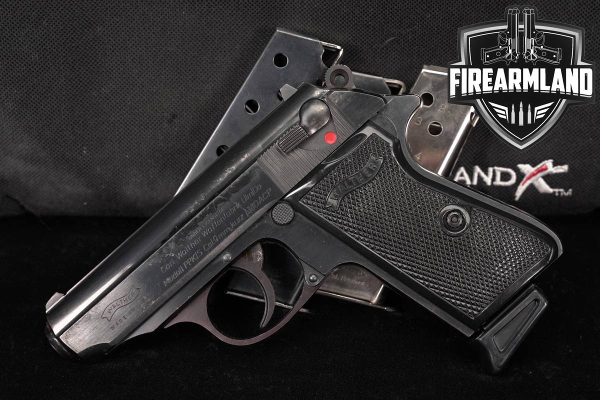 Walther Modell PPK/S 380 ACP 3.3" Blued PPKS PPK S Interarms +4 MAGS, CASE
