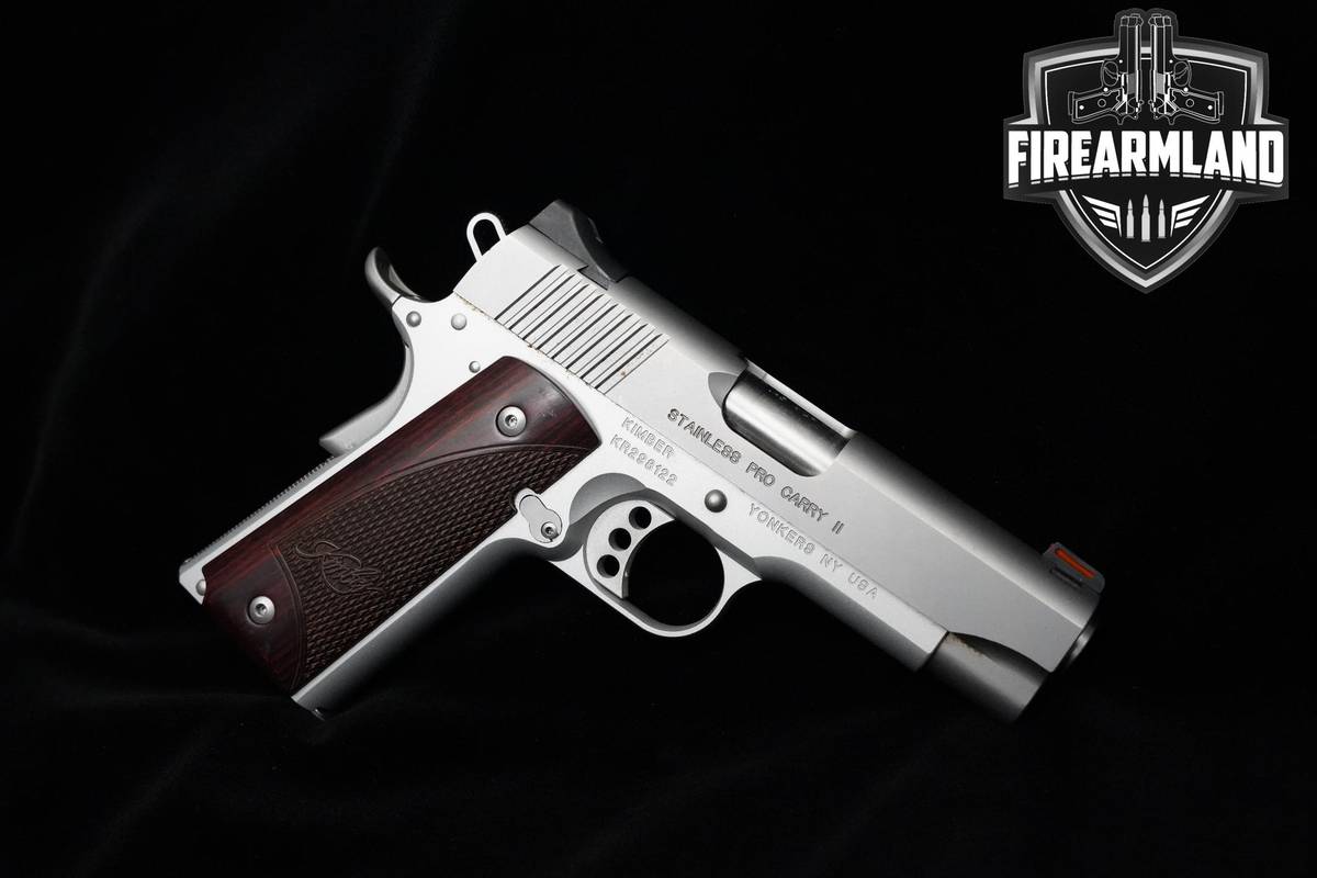 Kimber Stainless Pro Carry II 2 45 ACP 4" Stainless Steel Kimber +ORIG CASE