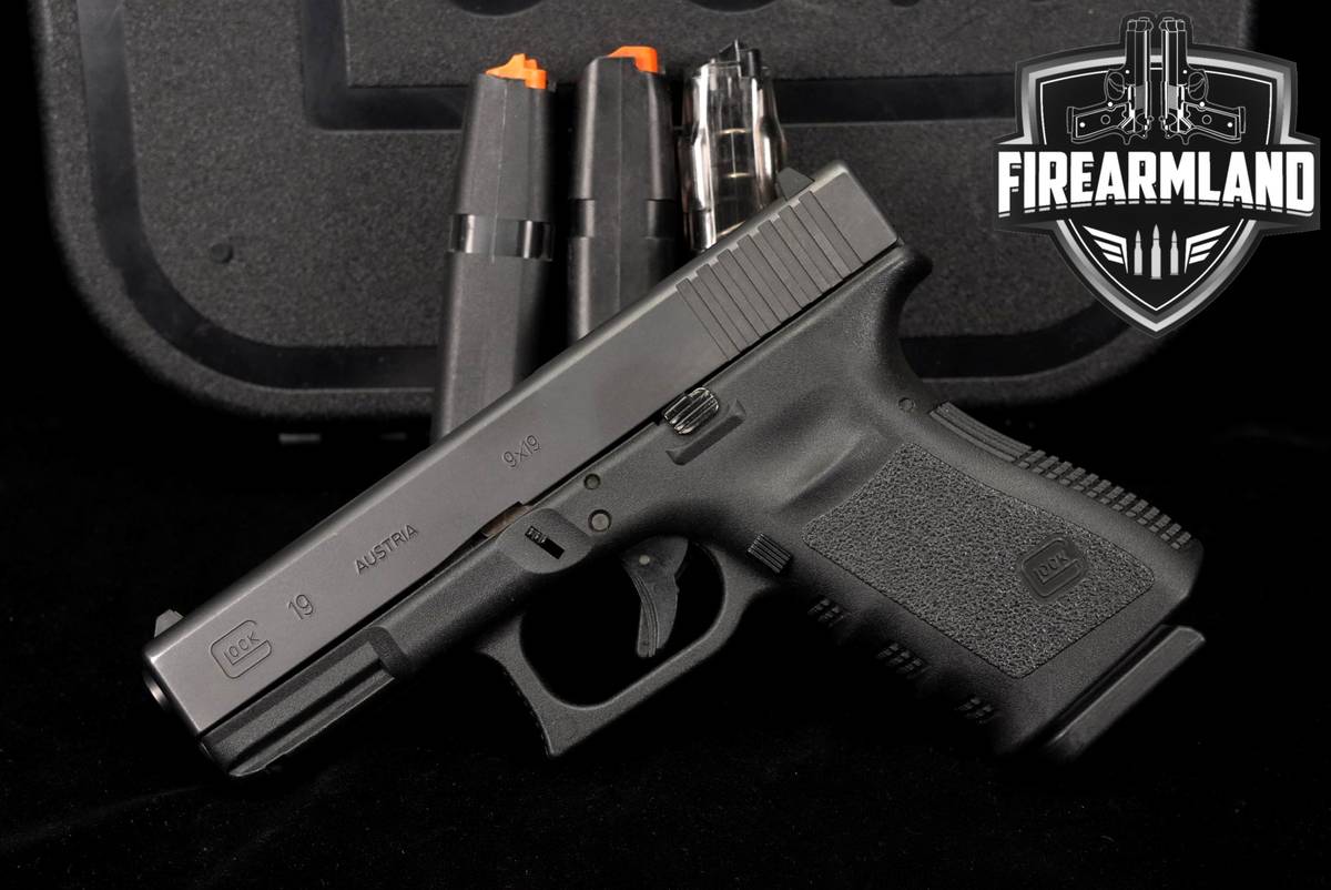 Glock 19 Gen 3 G19 Gen3 9mm 4.02 +4 MAGS, ORIG CASE