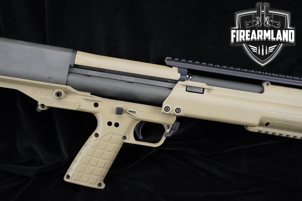 Kel-Tec KSG 12-Gauge Bullpup 18.5" FDE Kel-Tec 3" Bull-pup KSG