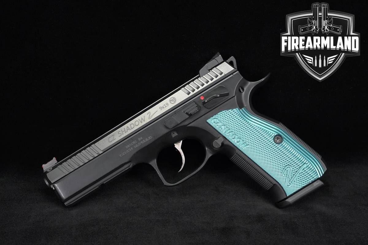 MATCH-GRADE CZ Shadow 2 Blue 9mm 4.89" Shadow2 Pistol +3 MAGS & ORIG CASE