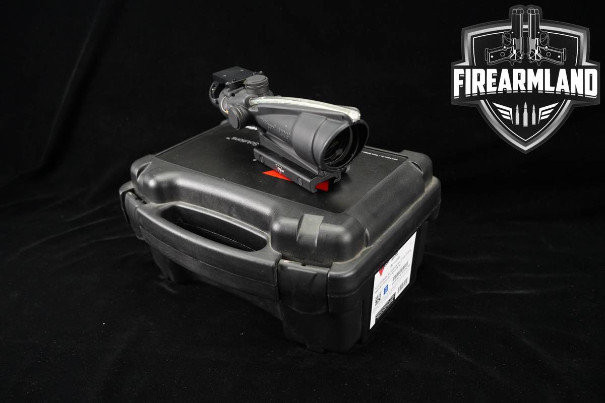 Trijicon ACOG 3.5X35 Dual Illuminated Green Chevron .223 Reticle Scope