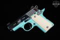 Kimber Micro Bel Air Special Edition .380 ACP Two-Tone Stainless & Bel Air Blue in Very Good Condition Image 4