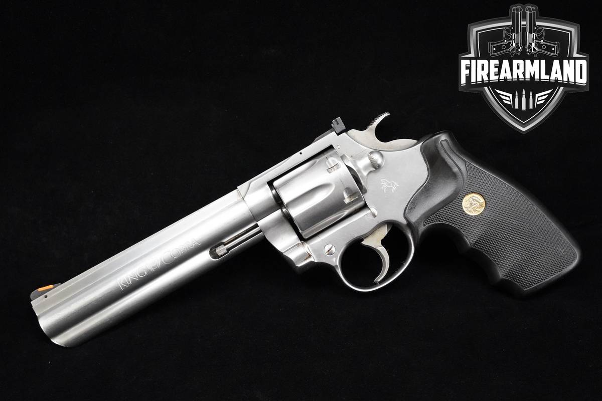 SNAKE-GUN 1988 Colt King Cobra 357-Magnum 6" Stainless Colt King-Cobra KC