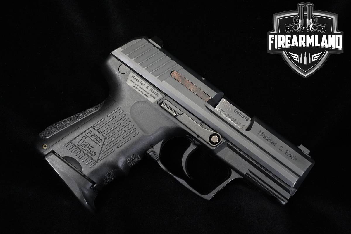 2004 Heckler & Koch (H&K-HK) P2000 SK V2 9mm 3.26" HK P2000 P2000SK +2 MAGS