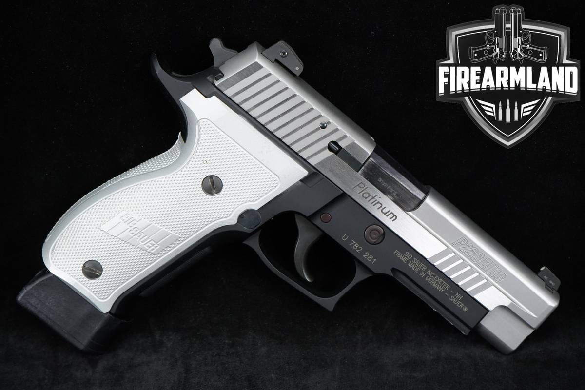 Sig Sauer P226 Platinum Elite 9mm 4.4" Two-Tone Stainless +3 MAGS & OG CASE