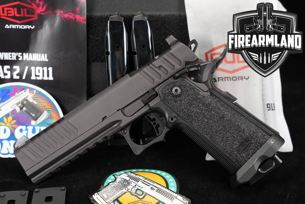 BUL Armory SAS II TAC Pro 9mm Optics‑Ready 1911 2011 +4 MAGS, ORIG BOX