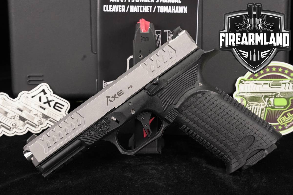 DESIRED BUL Armory AXE FS Cleaver 9mm 4.49" ISRAEL +2 MAGS & ORIG CASE