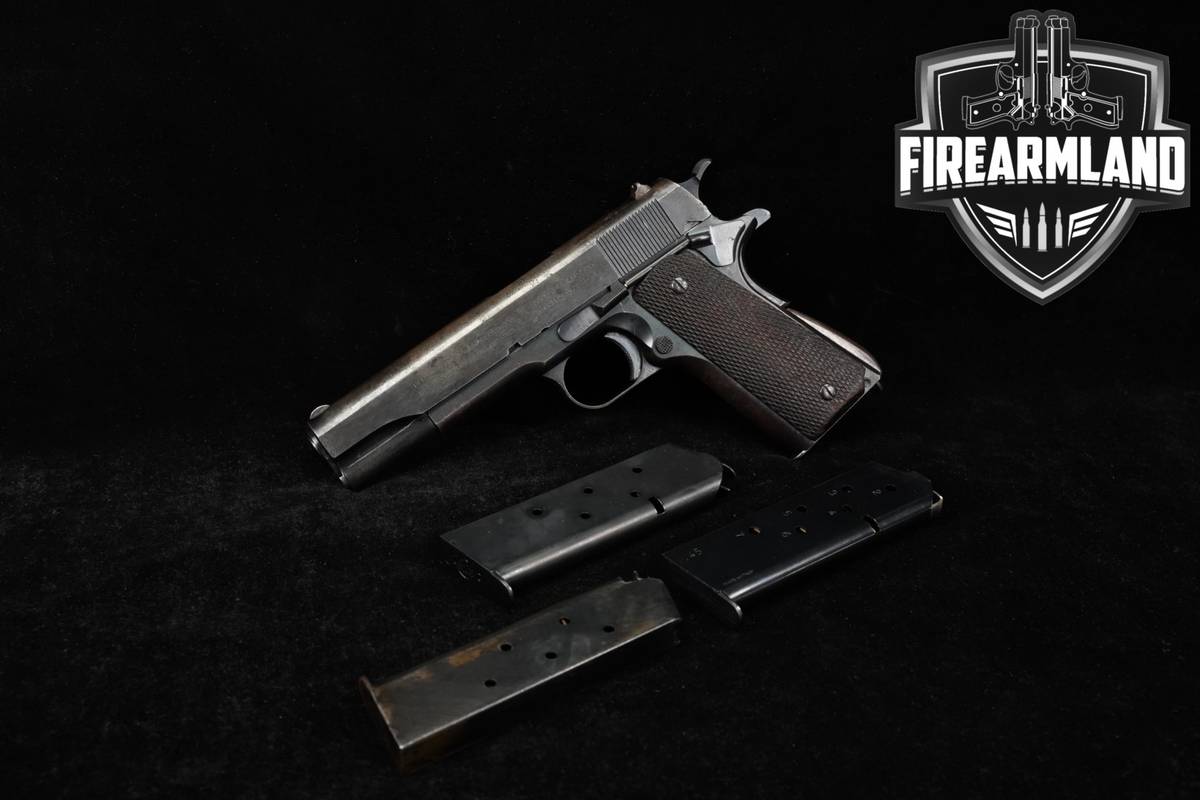 VERY RARE 1924 Transitional Colt M1911A1 Improved Model Of 1911 US Army