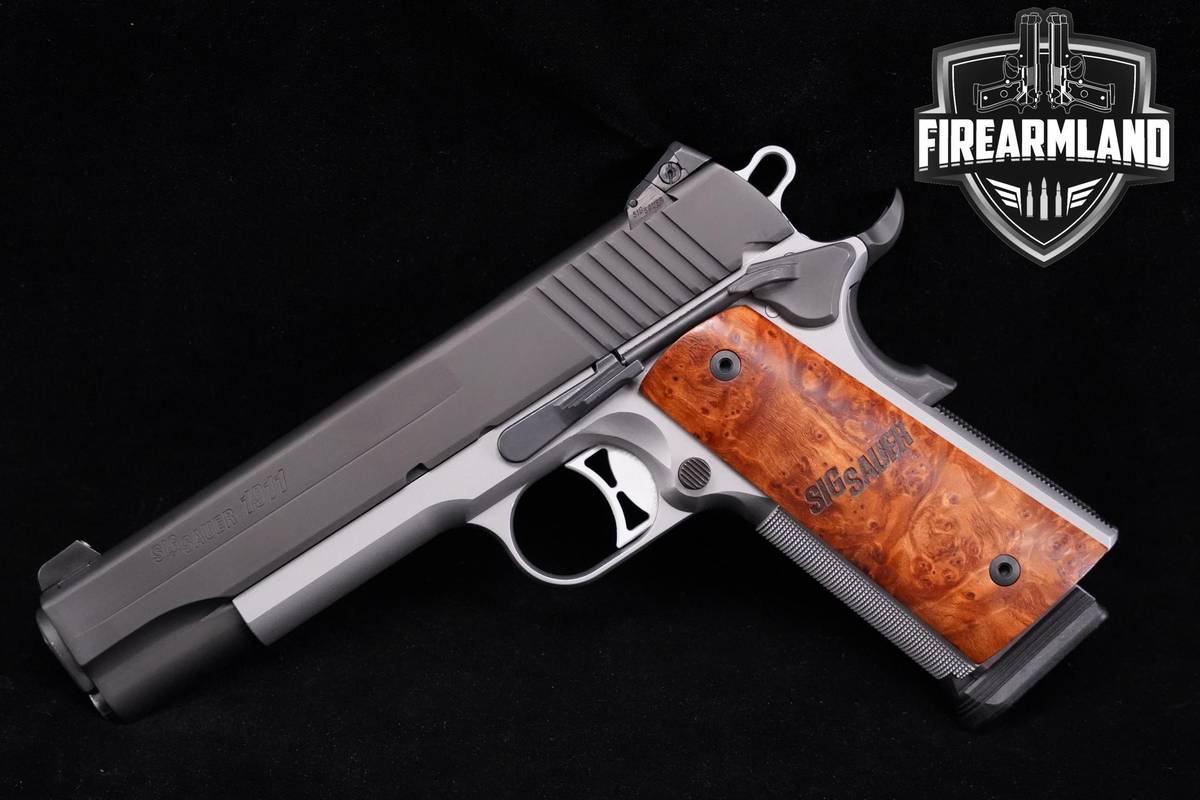 Sig Sauer 1911 TTT 45 ACP 5.0" Nitron Stainless +2 MAGS