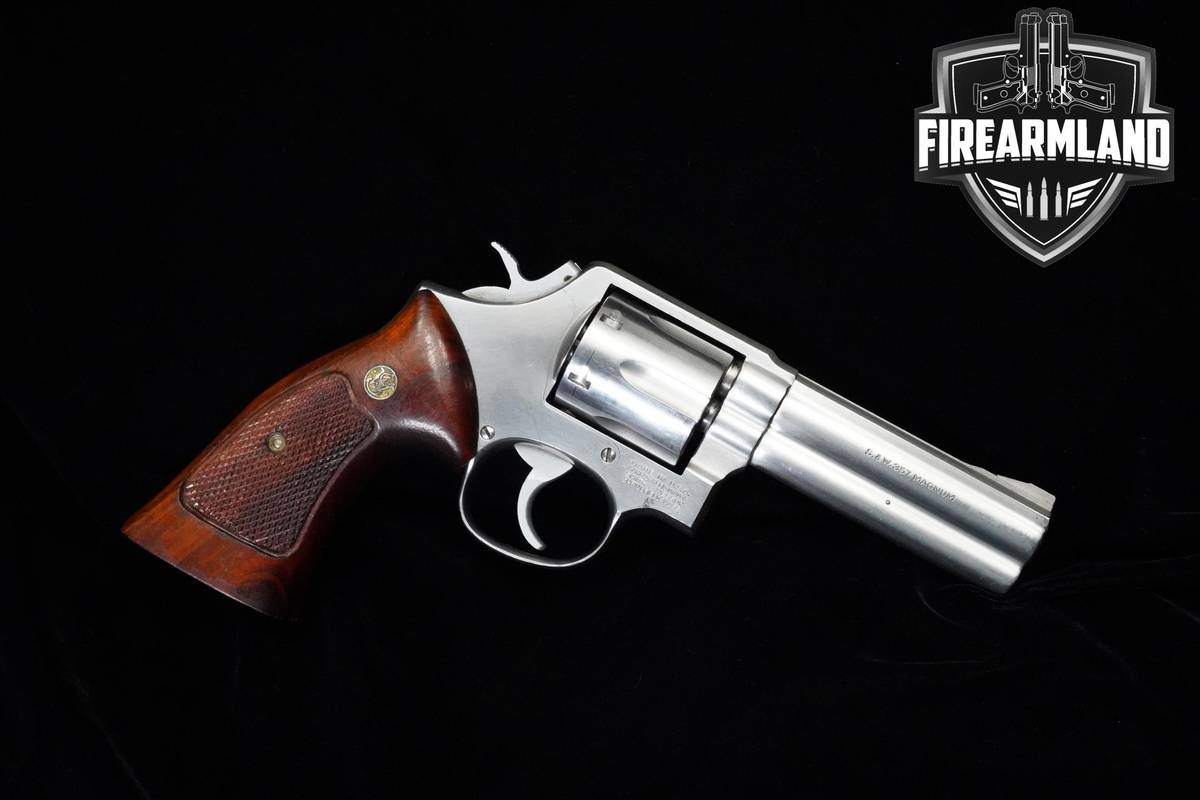 1985 Smith & Wesson (S&W) Model 681 357 Magnum 4" Stainless Vintage Police