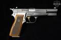 1982 Browning Hi-power Nickel FNH 9mm Luger (9x19 Para) Nickel Finish in Excellent Condition Image 3