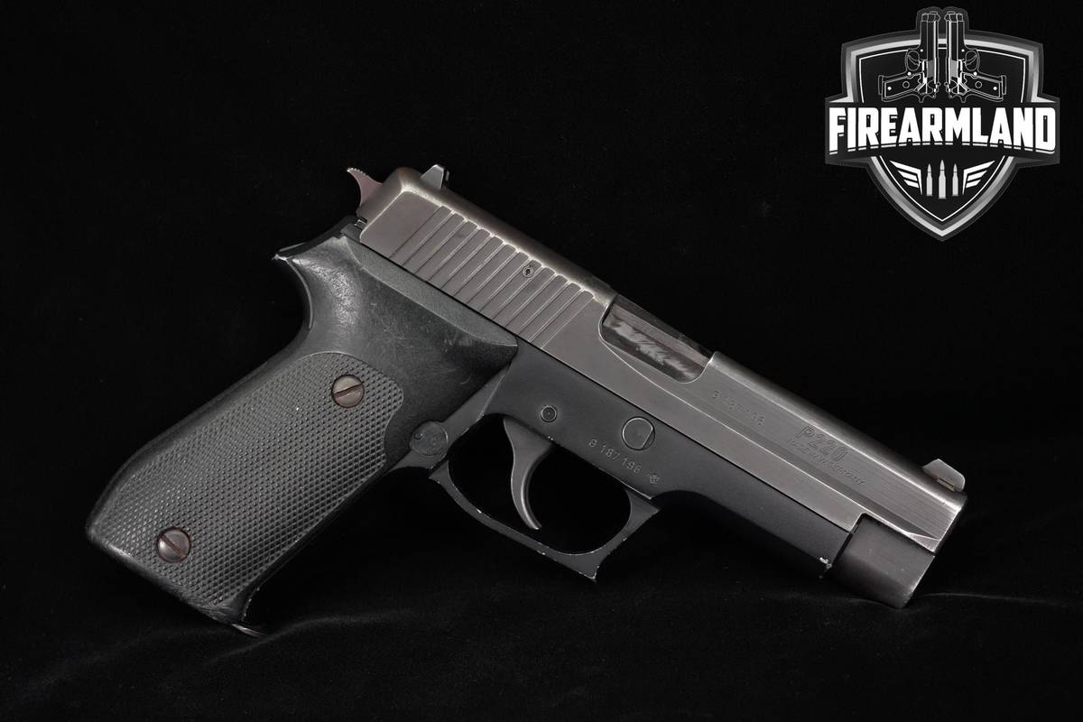 WEST GERMAN Sig Sauer P220-1 45 ACP 4.4" P-220 +3 MAGS, ORIG BOX & HOLSTER