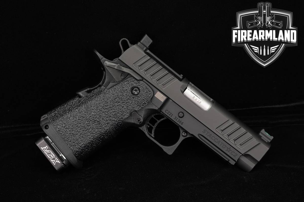 Staccato STI C2 DPO 9mm 2011 3.9" Optic Ready +2 MAGS & ORIG CASE