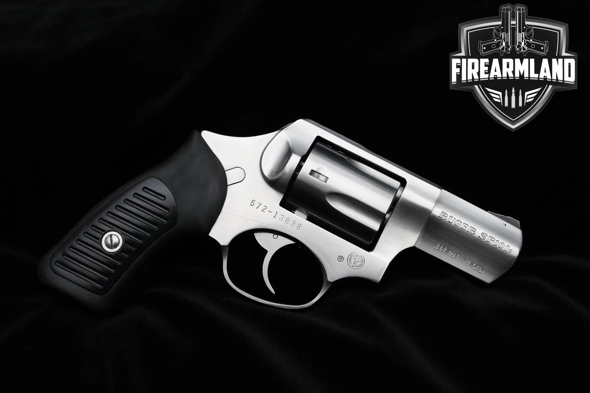 1995 Sturm Ruger SP101 357 Magnum 2.25" Satin Stainless Satin Revolver DAO