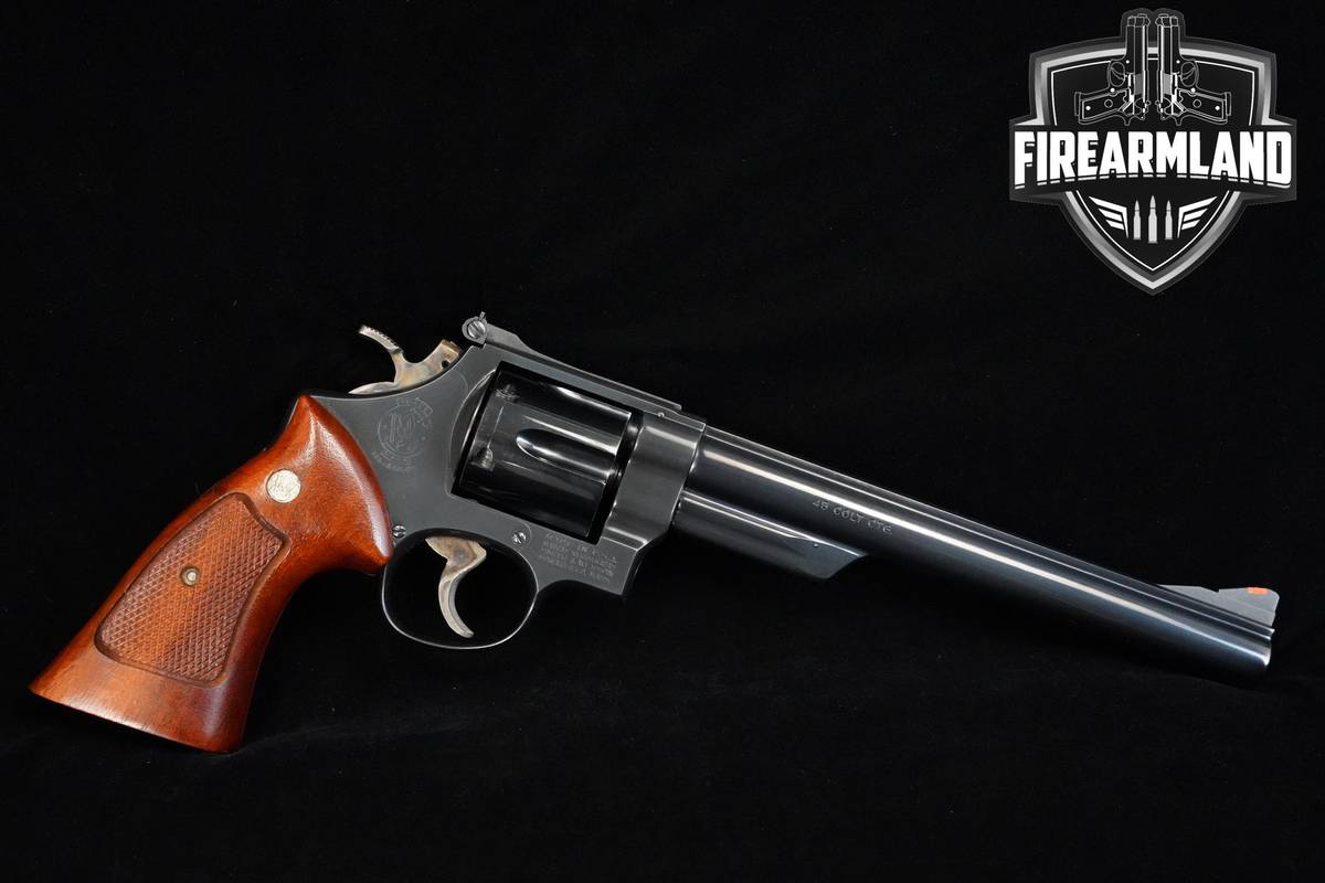 1980 Smith & Wesson 25-5 1955 Model .45 Target Heavy Barrel 45-LC S&W 25-3