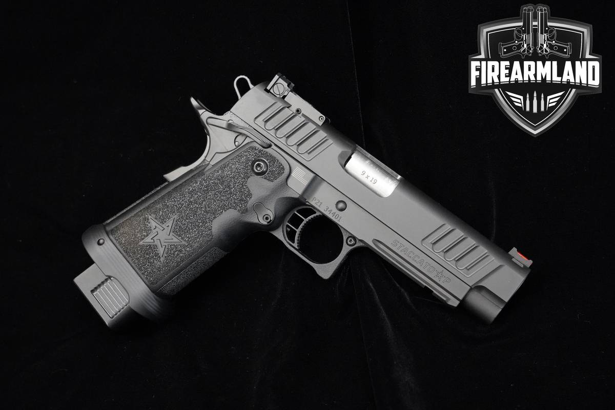 Staccato (STI) Model P 9mm 4.5" Staccato P 1911-2011 +3 MAGS & ORIG CASE