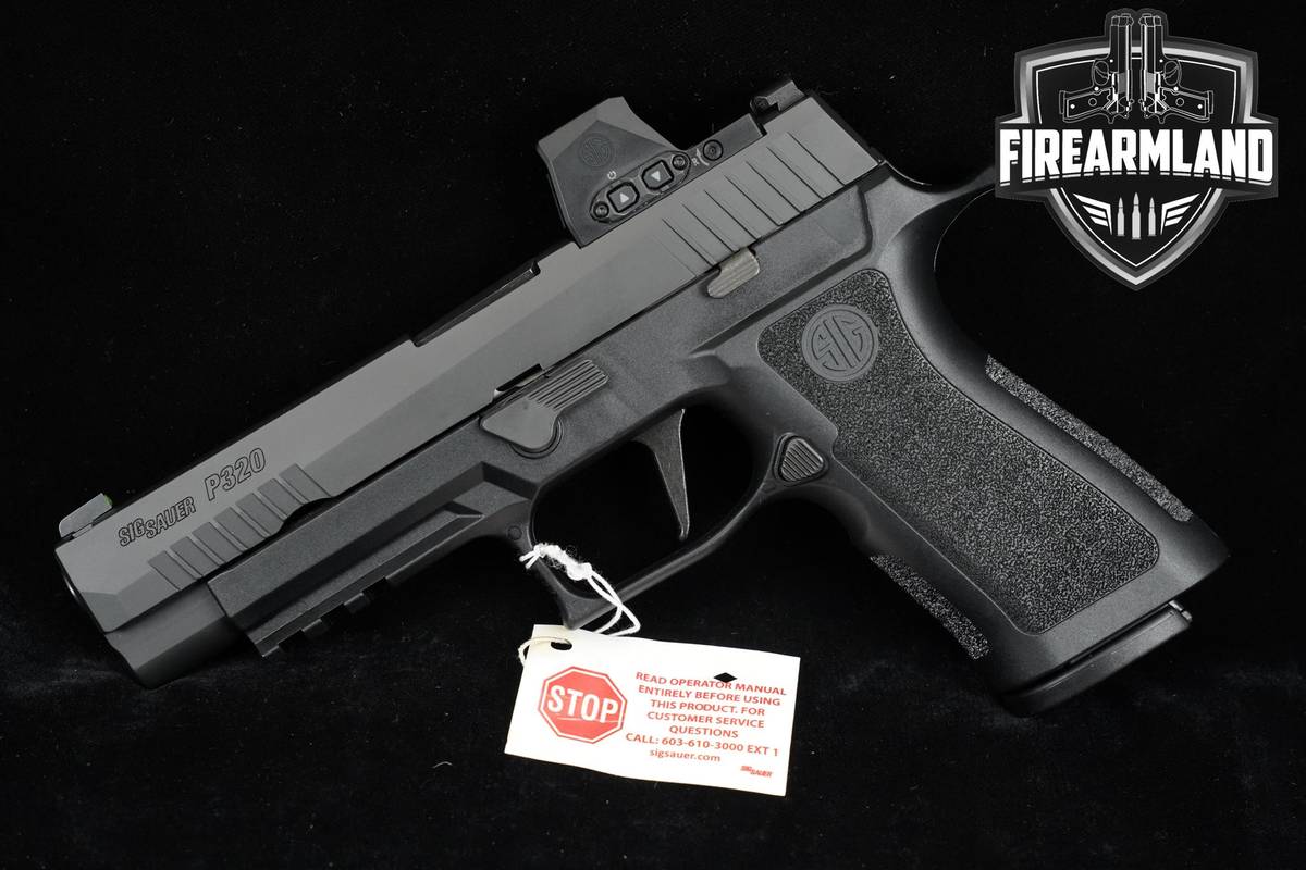 LIKE-NEW Sig Sauer P320 XSeries FULL 9mm 4.7" +3 MAGS, ORIG CASE & ROMEO-X