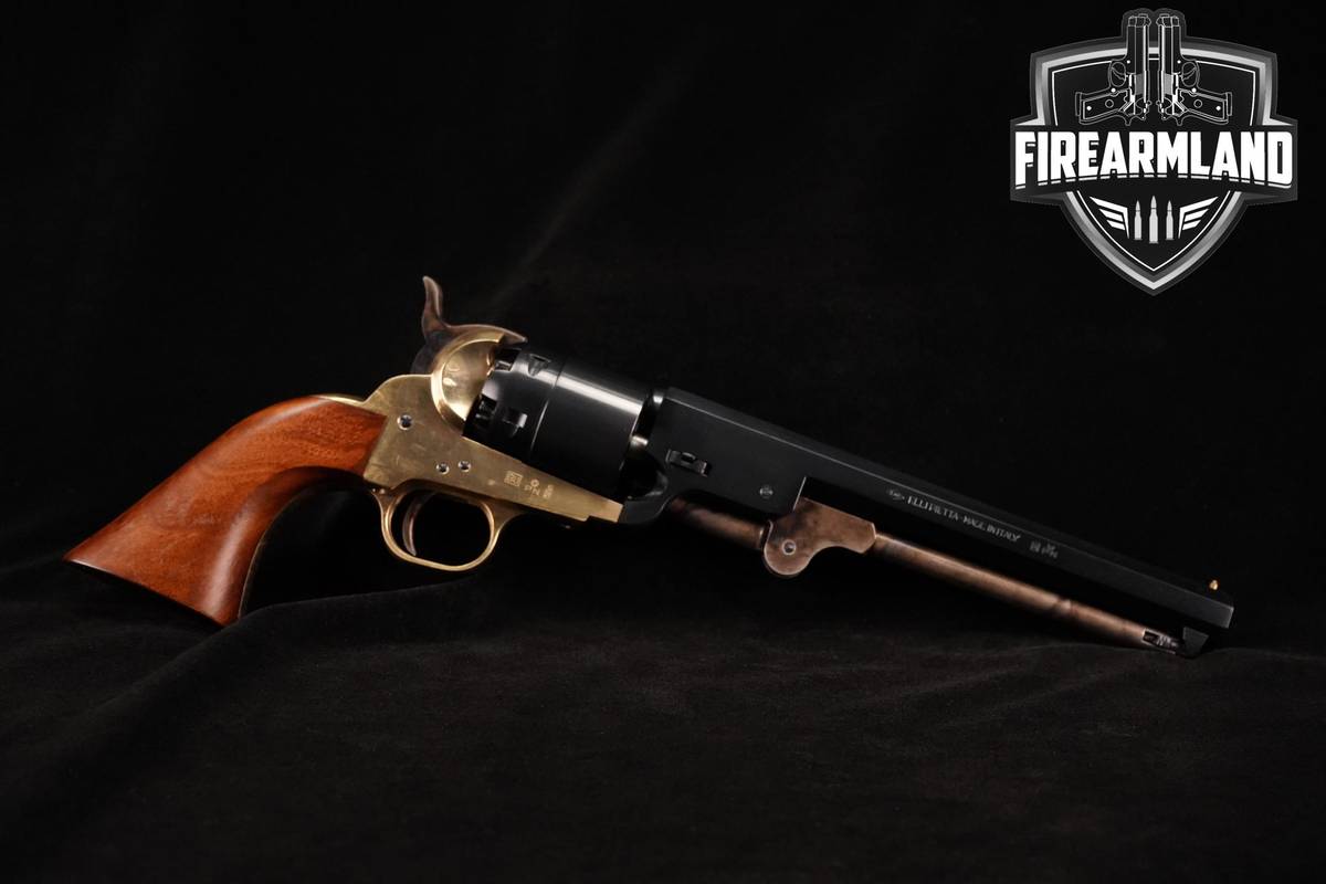 F.lli Pietta Model 1851 Confederate Navy 44 BPM Flli 7.5" Colt Black Powder