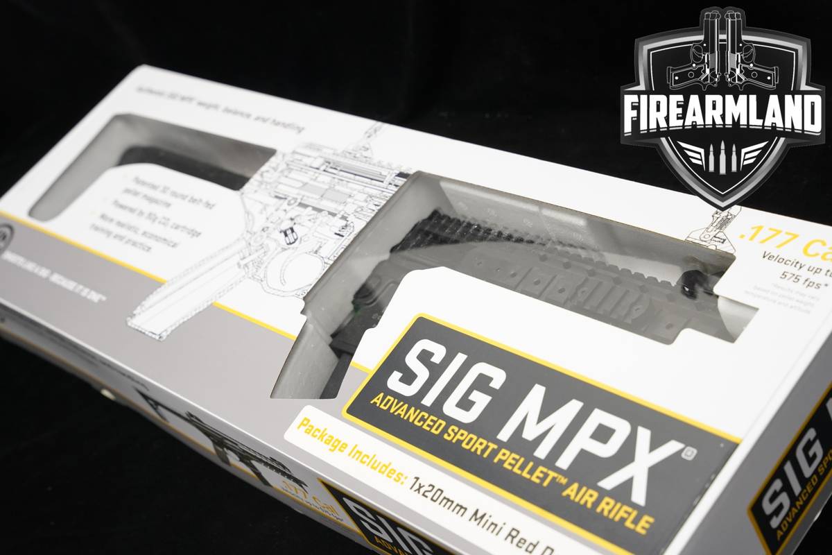 UNFIRED Sig Sauer MPX Air Advanced Sport Pellet 177 AIRGUN +ORIG BOX