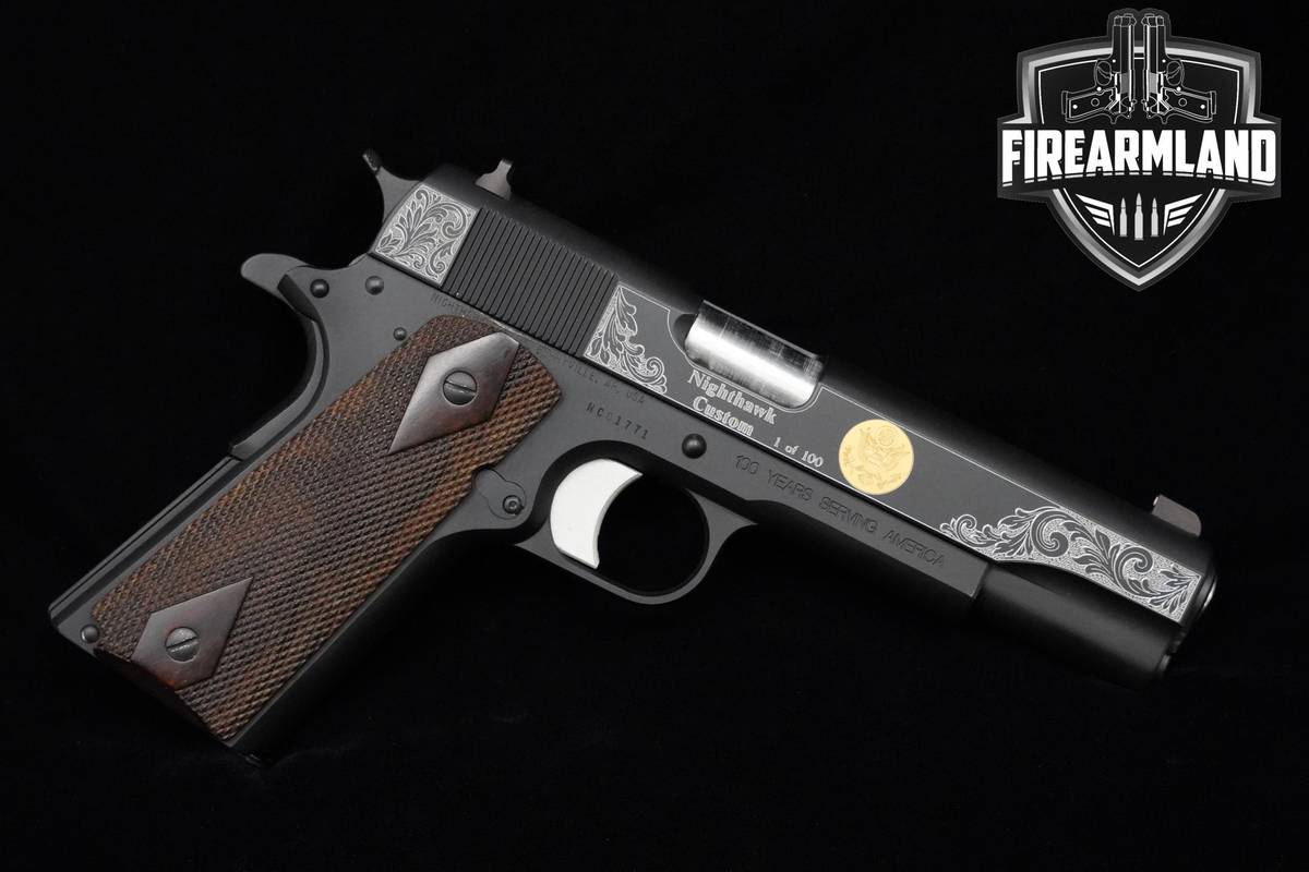 1-OF-100 Nighthawk Custom 1911 100 Year Commemorative 45 ACP 5" Nighthawk