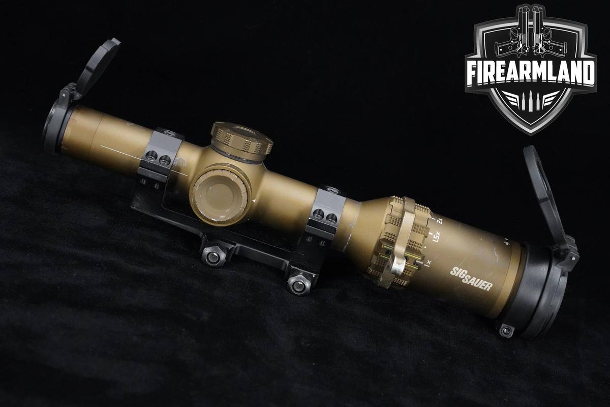 Sig Sauer Tango6T 1-6x24mm FFP 5.56/7.62 Horseshoe Dot Reticle FDE +OPTIC