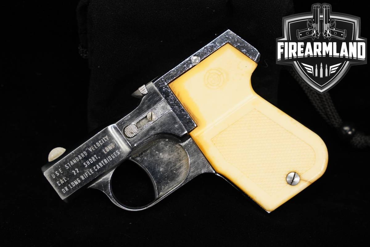 EIG FOUR-BARREL DERRINGER 22LR 2.5" Nickel ITALIAN BROWNIE Tanfoglio