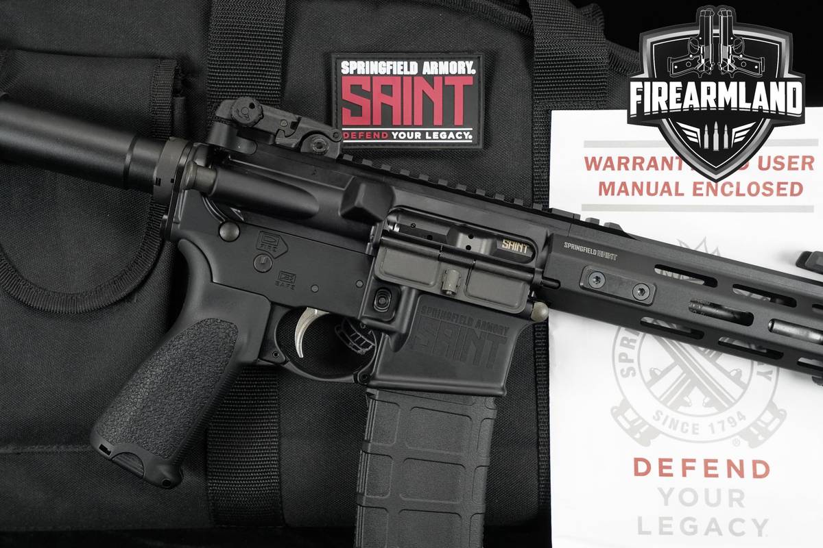 Springfield Armory SAINT Victor Pistol 5.56 NATO AR-15 AR15 8" +ORIG CASE