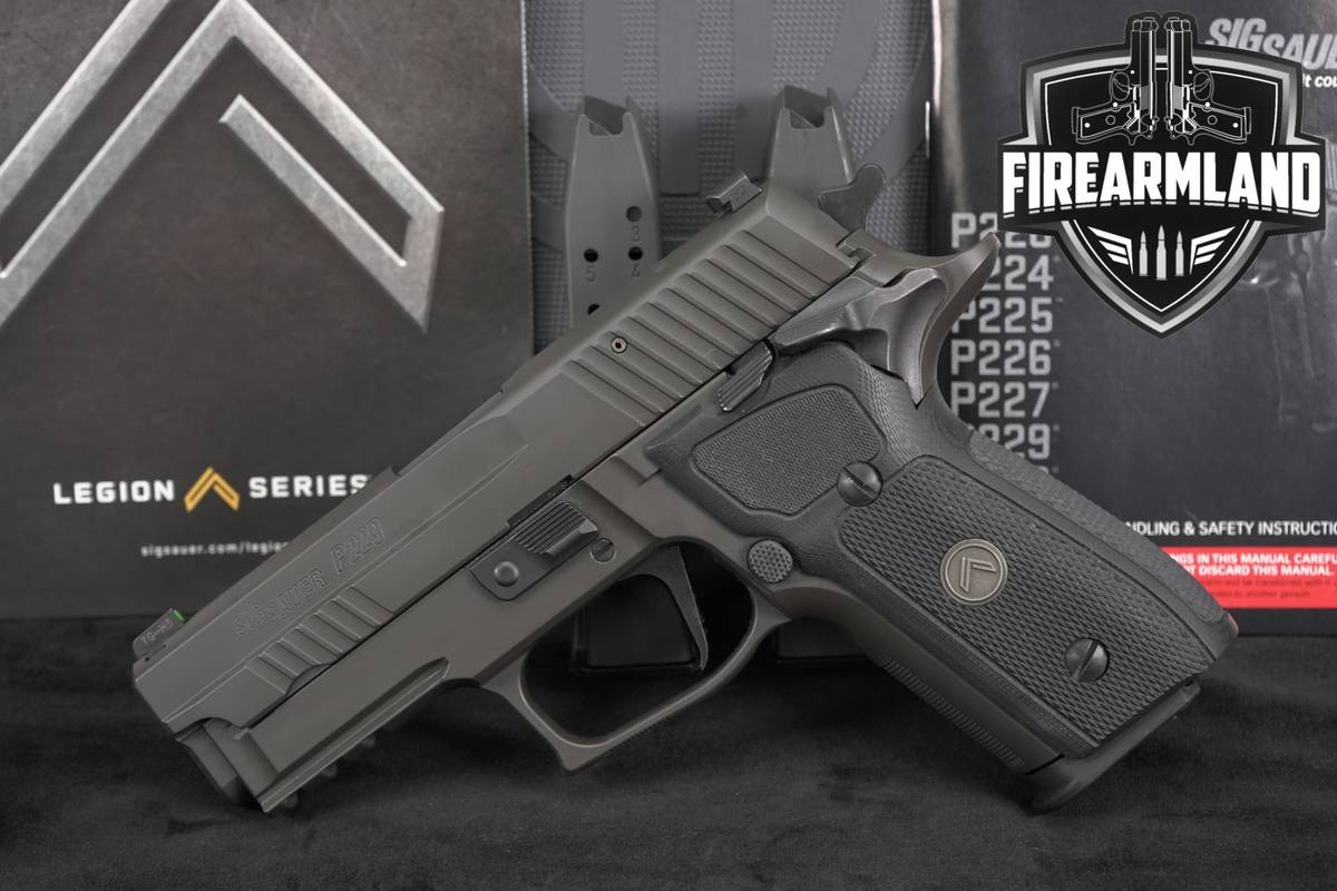 Sig Sauer P229 Legion SAO 9mm 3.9 P 229 +3 MAGS, ORIG BOX, CHALLENGE COIN