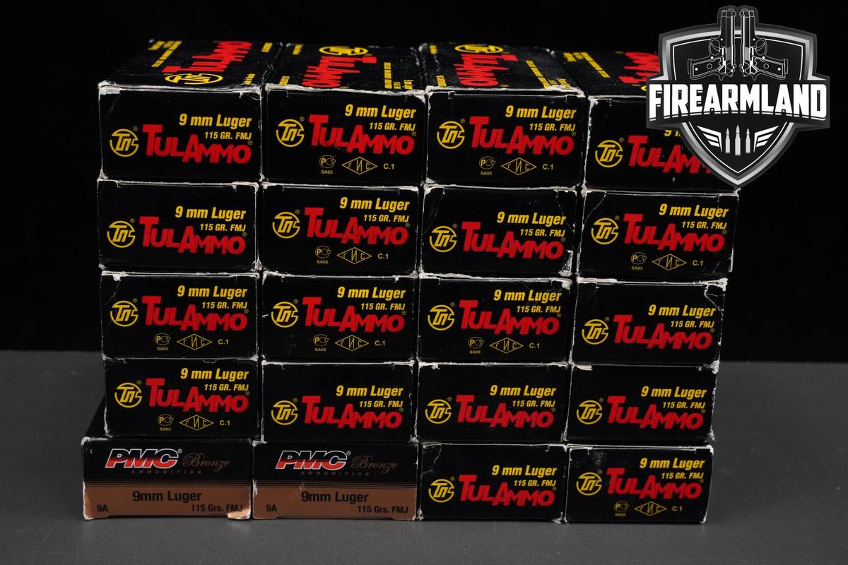 9mm Ammo 9mm Ammunition 1000 ROUNDS
