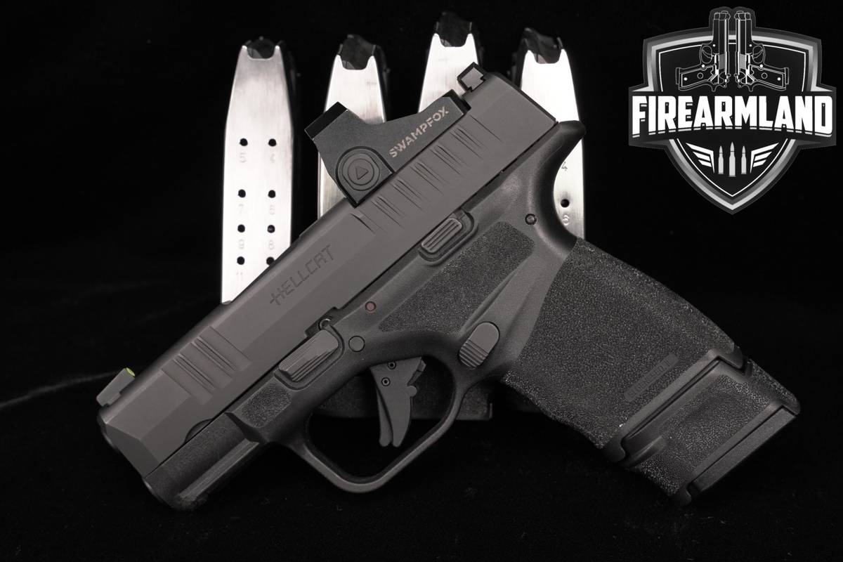Springfield Armory Hellcat OSP 9mm 3 +5 MAGS, SWAMPFOX OPTICS