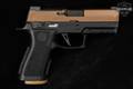 Sig Sauer P320-M18 MS, California Compliant 9mm Luger Two-Tone Coyote PVD in Good Condition Image 3