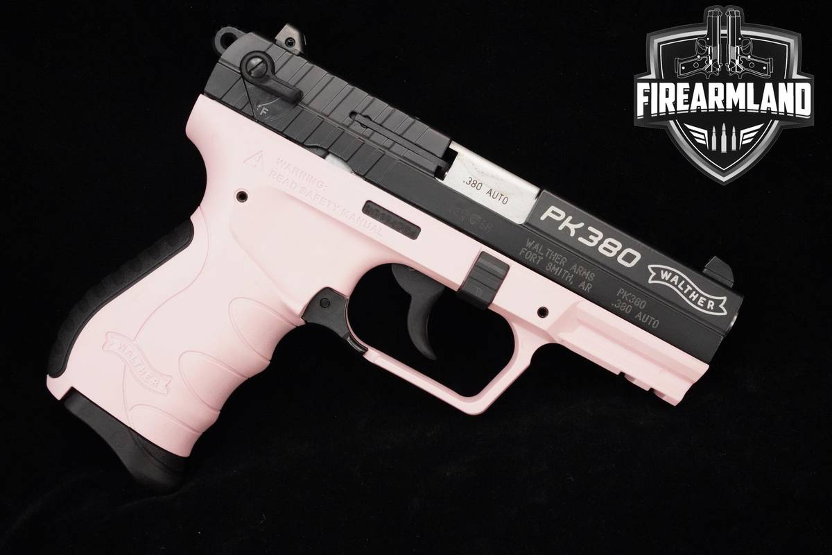 Walther PK380 Pink Frame 380 ACP 3.66 Two-Tone PK 380 +2 MAGS & ORIG CASE
