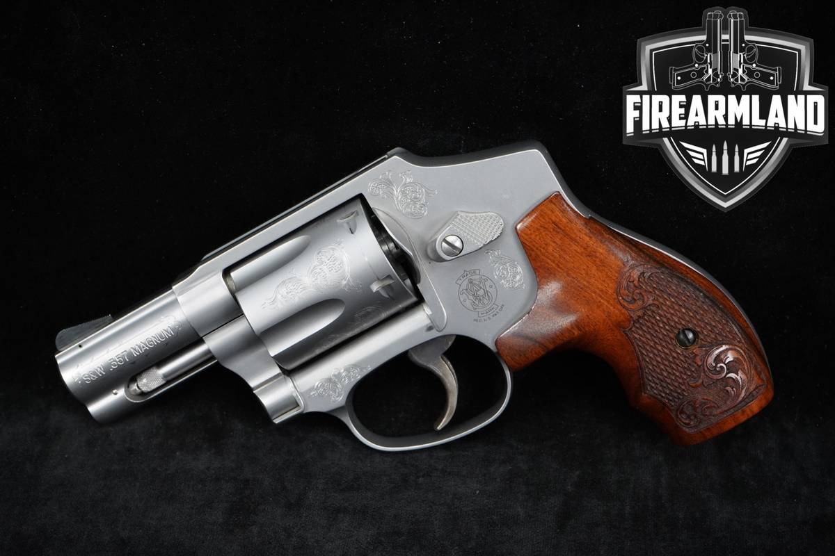 Smith & Wesson Model 640-1 357-Magnum 2.125" Satin Stainless Engraved