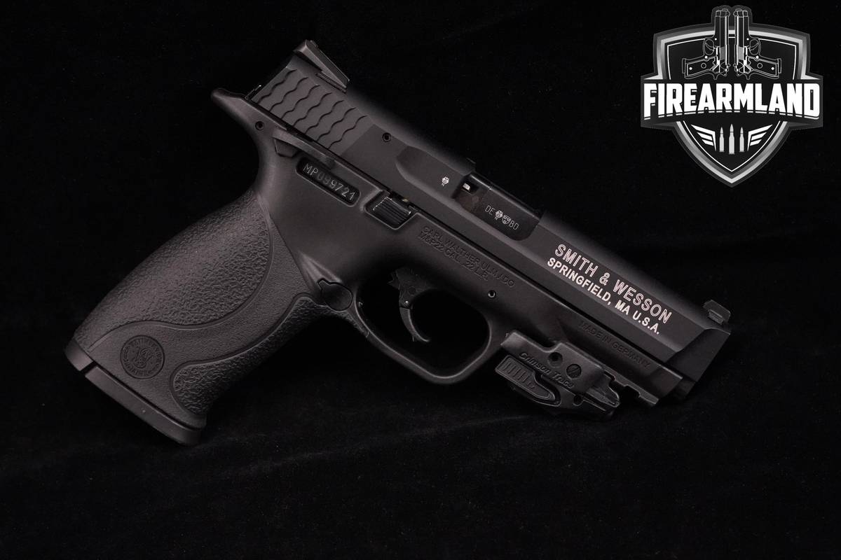 Smith & Wesson M&P22 22-LR 4.1" German-Produced +4 MAGS & LASER