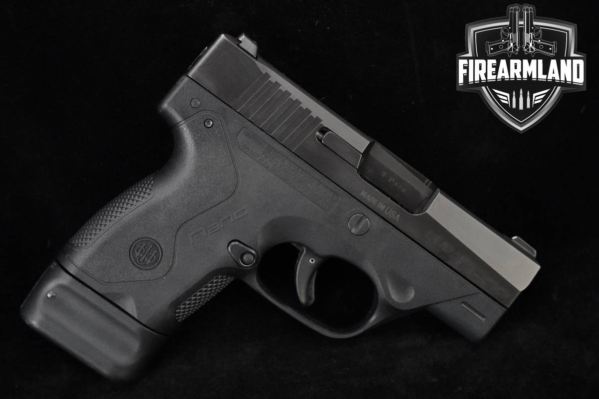 Beretta Nano BU-9 9mm 3" Beretta-Nano BU9 MICRO-COMPACT +2 MAGS & ORIG CASE